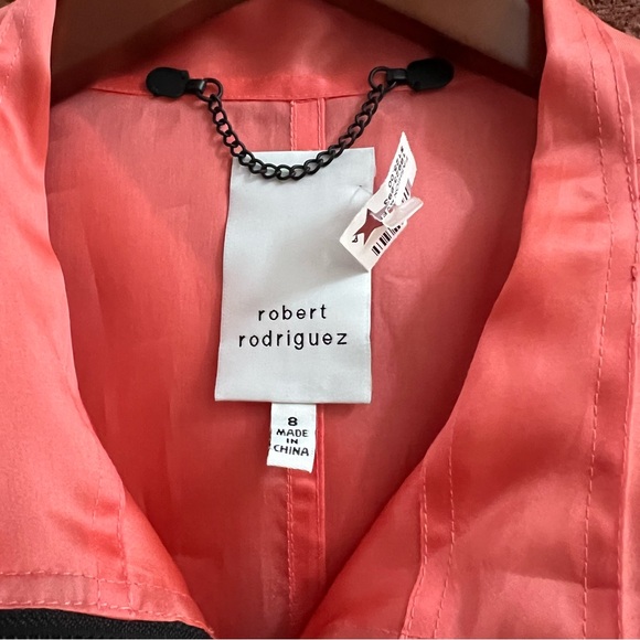 Silk orange peach jacket NWT - Picture 2 of 5